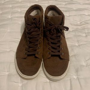 Mens high top shoes.